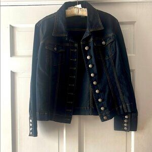 Chico’s Platinum denim jean jacket